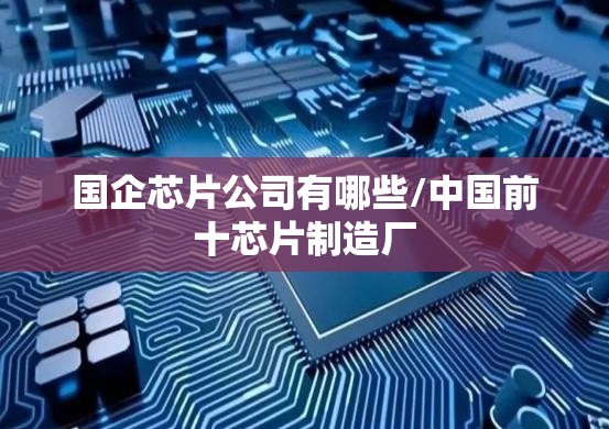 国企芯片公司有哪些/中国前十芯片制造厂
