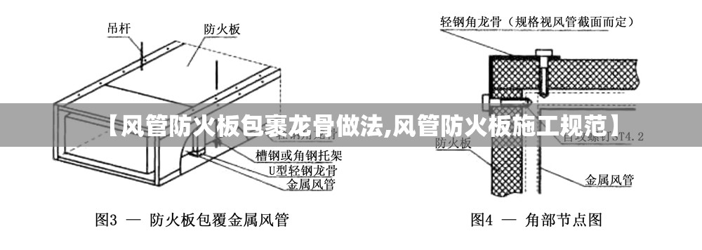 【风管防火板包裹龙骨做法,风管防火板施工规范】