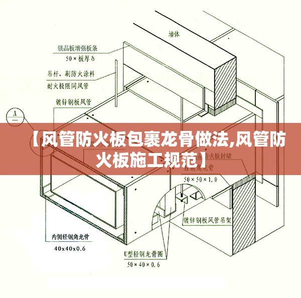 【风管防火板包裹龙骨做法,风管防火板施工规范】