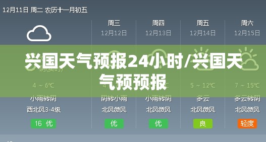 兴国天气预报24小时/兴国天气预预报 兴国天气预报24小时/兴国天气预预报