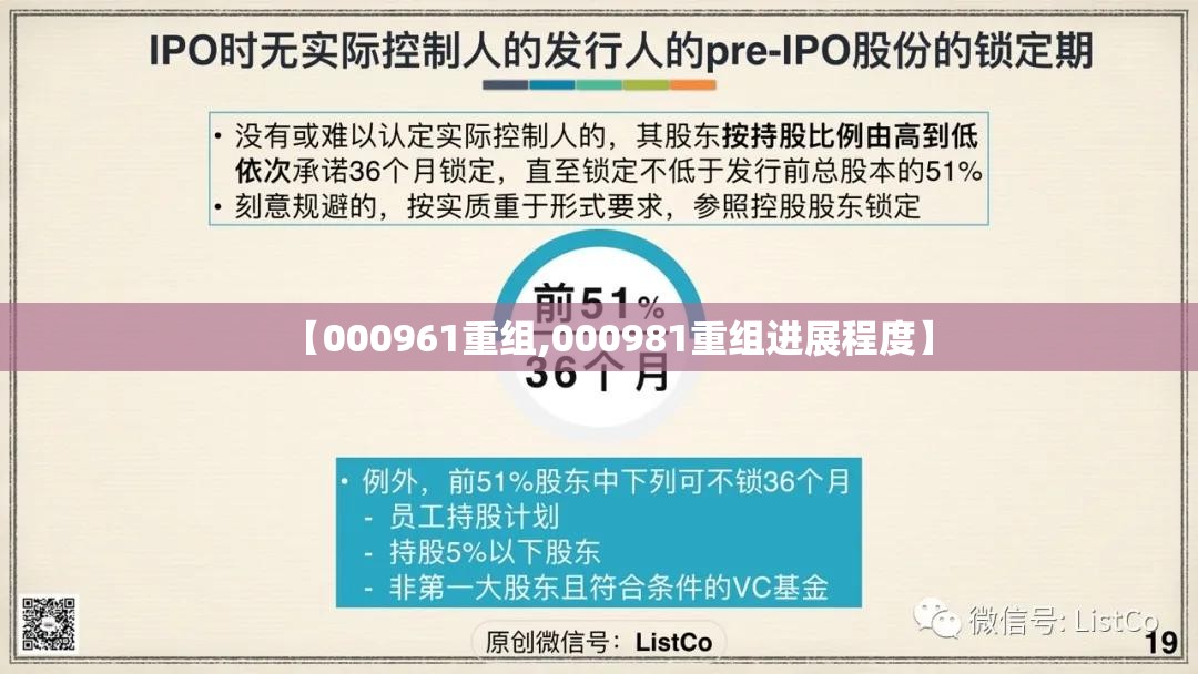 【000961重组,000981重组进展程度】