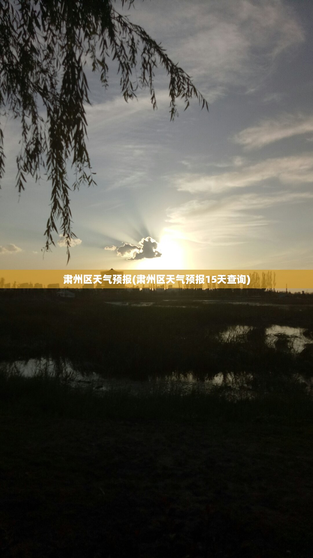 肃州区天气预报(肃州区天气预报15天查询)