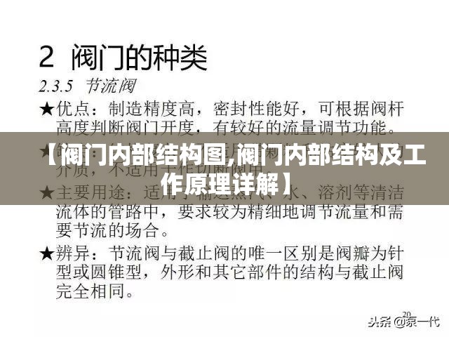 【阀门内部结构图,阀门内部结构及工作原理详解】