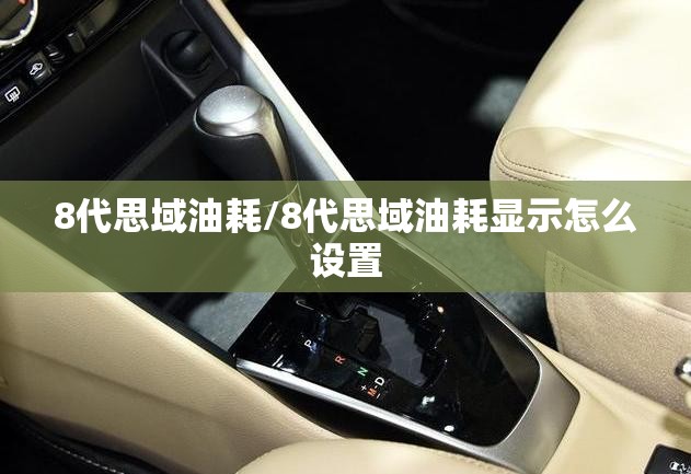 8代思域油耗/8代思域油耗显示怎么设置