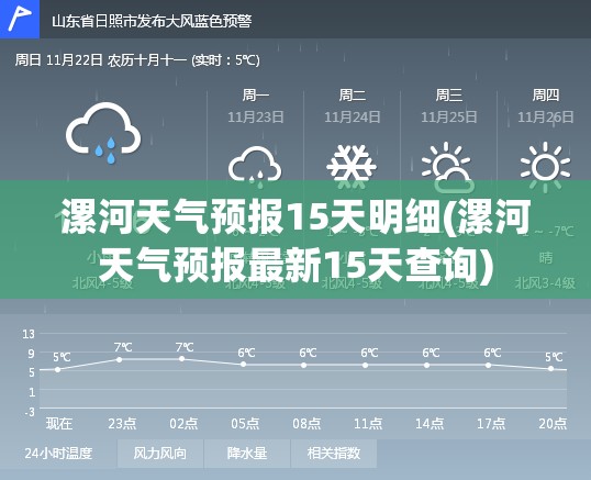 漯河天气预报15天明细(漯河天气预报最新15天查询)
