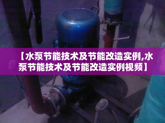 【水泵节能技术及节能改造实例,水泵节能技术及节能改造实例视频】