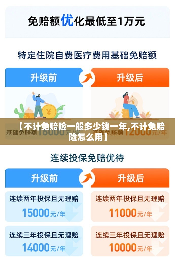 【不计免赔险一般多少钱一年,不计免赔险怎么用】