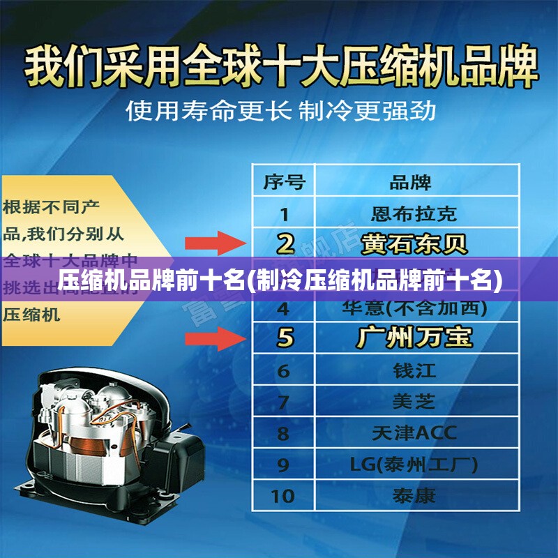 压缩机品牌前十名(制冷压缩机品牌前十名)