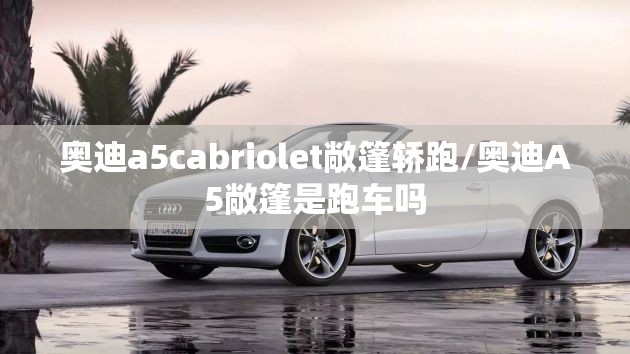 奥迪a5cabriolet敞篷轿跑/奥迪A5敞篷是跑车吗