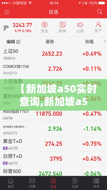 【新加坡a50实时查询,新加坡a50实时指数】