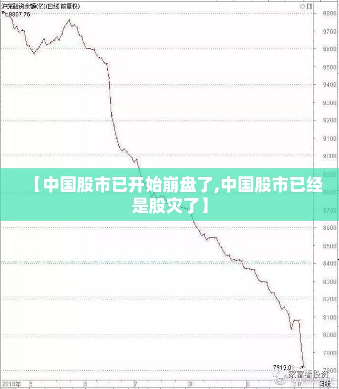 【中国股市已开始崩盘了,中国股市已经是股灾了】