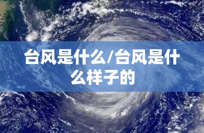 台风是什么/台风是什么样子的