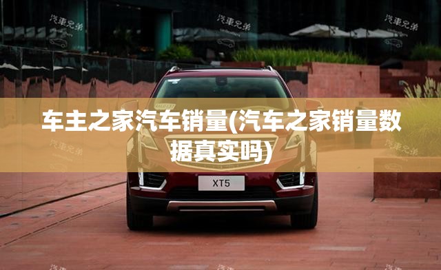 车主之家汽车销量(汽车之家销量数据真实吗)