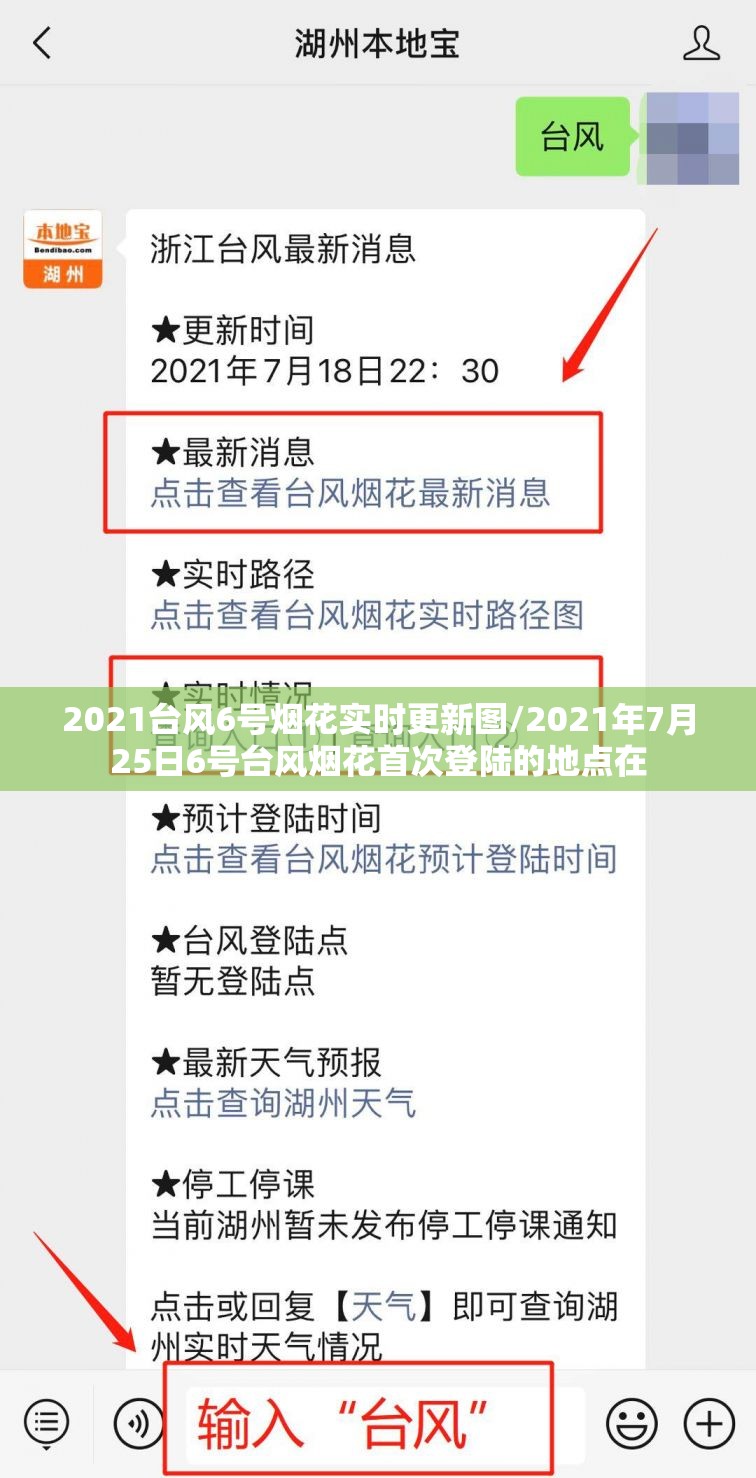2021台风6号烟花实时更新图/2021年7月25日6号台风烟花首次登陆的地点在