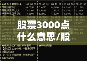 股票3000点什么意思/股票4000点什么意思