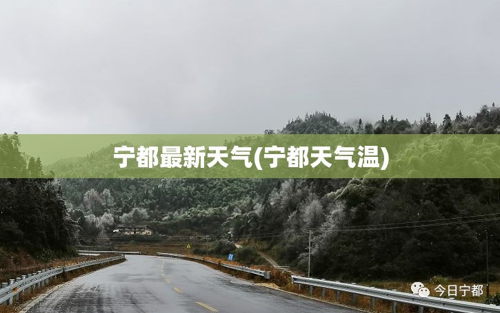 宁都最新天气(宁都天气温)