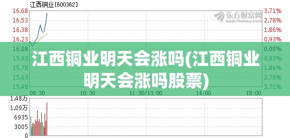 江西铜业明天会涨吗(江西铜业明天会涨吗股票) 江西铜业明天会涨吗(江西铜业明天会涨吗股票)