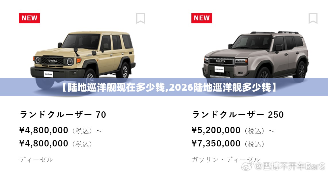 【陆地巡洋舰现在多少钱,2026陆地巡洋舰多少钱】