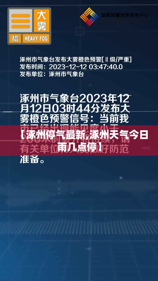 【涿州停气最新,涿州天气今日雨几点停】