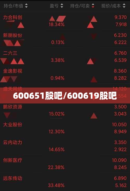 600651股吧/600619股吧