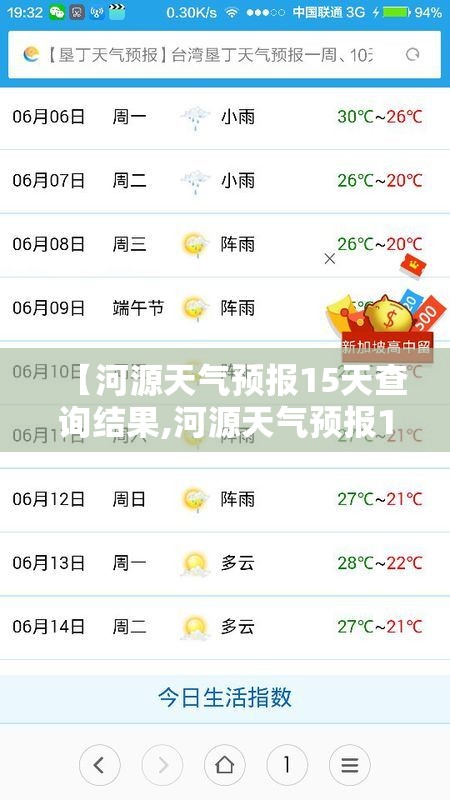 【河源天气预报15天查询结果,河源天气预报15天查询结果双色球走势预测】