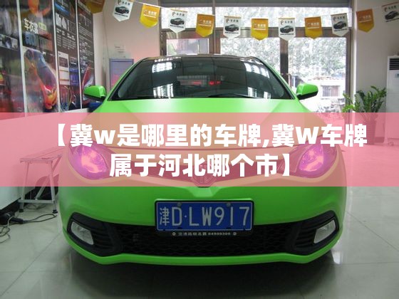 【冀w是哪里的车牌,冀W车牌属于河北哪个市】