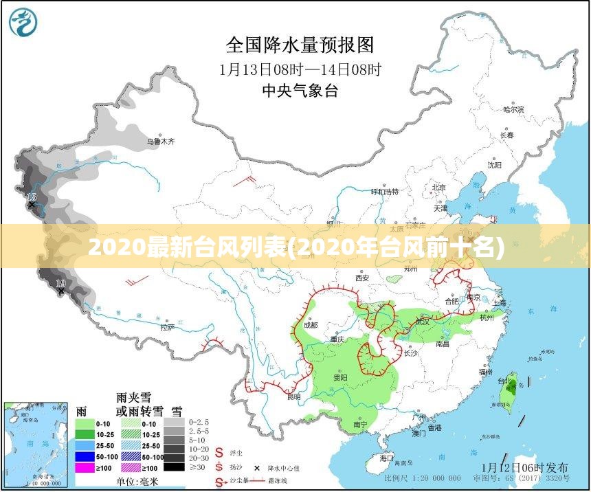 2020最新台风列表(2020年台风前十名)