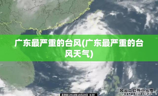 广东最严重的台风(广东最严重的台风天气)