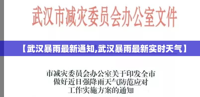 【武汉暴雨最新通知,武汉暴雨最新实时天气】