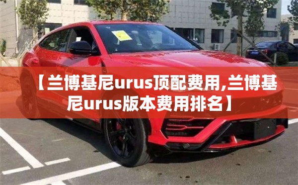 【兰博基尼urus顶配费用,兰博基尼urus版本费用排名】