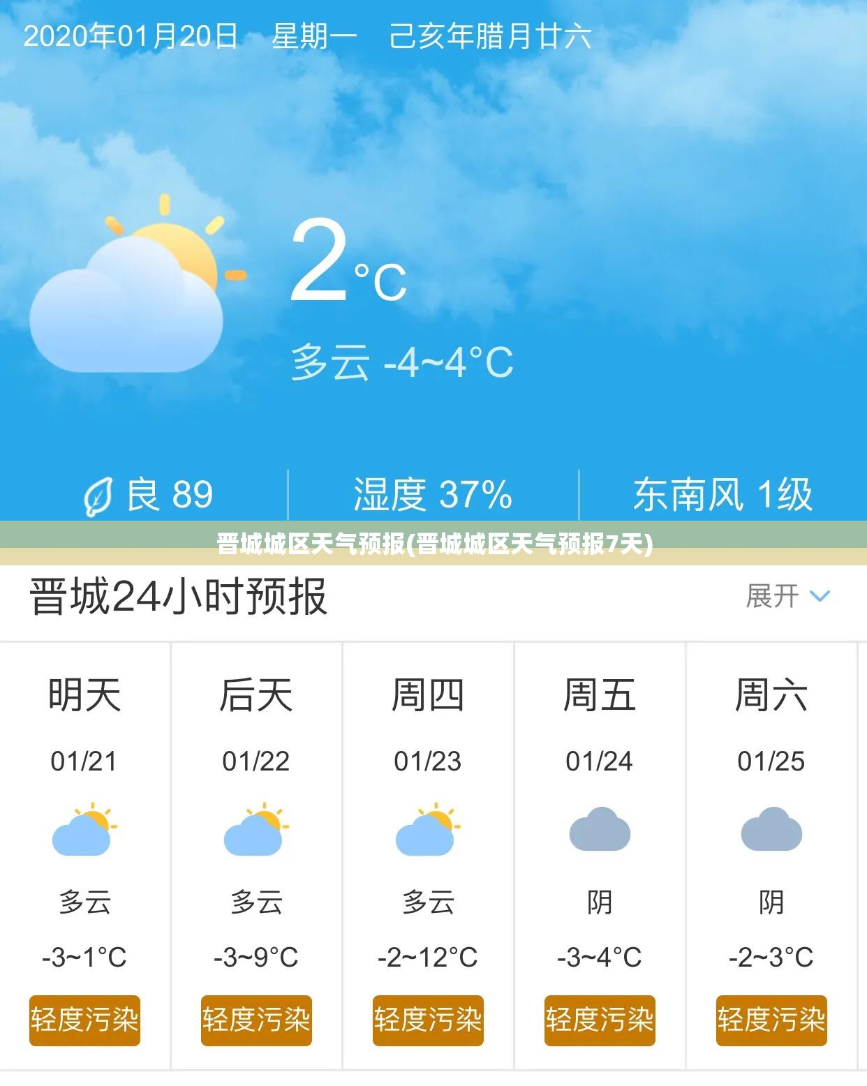 晋城城区天气预报(晋城城区天气预报7天) 晋城城区天气预报(晋城城区天气预报7天)