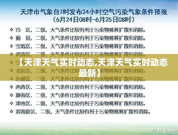 【天津天气实时动态,天津天气实时动态最新】