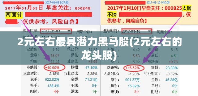 2元左右最具潜力黑马股(2元左右的龙头股)