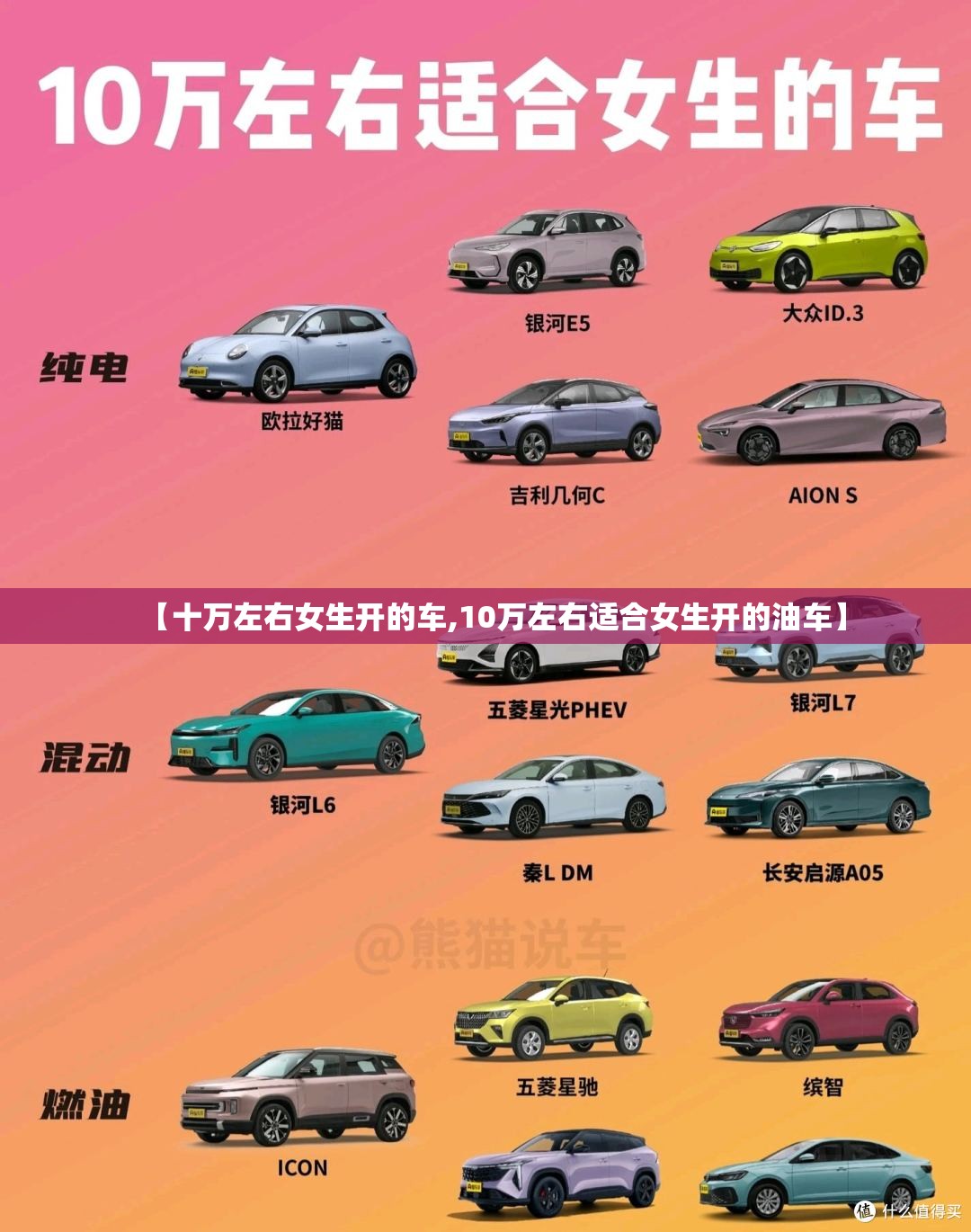 【十万左右女生开的车,10万左右适合女生开的油车】
