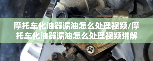 摩托车化油器漏油怎么处理视频/摩托车化油器漏油怎么处理视频讲解