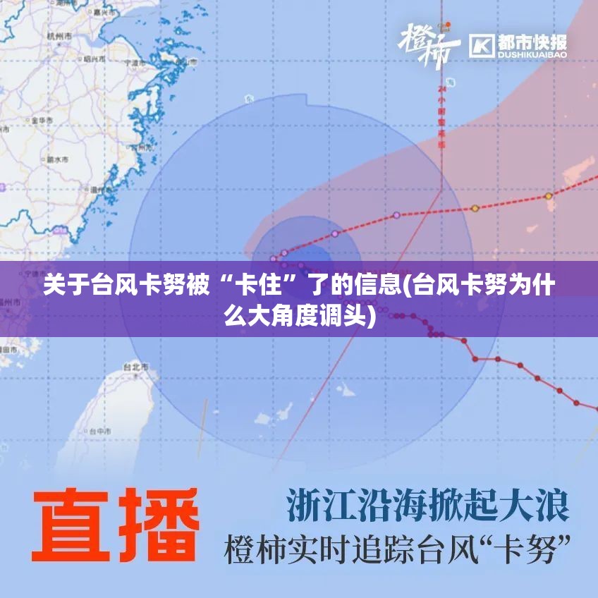 关于台风卡努被“卡住”了的信息(台风卡努为什么大角度调头)