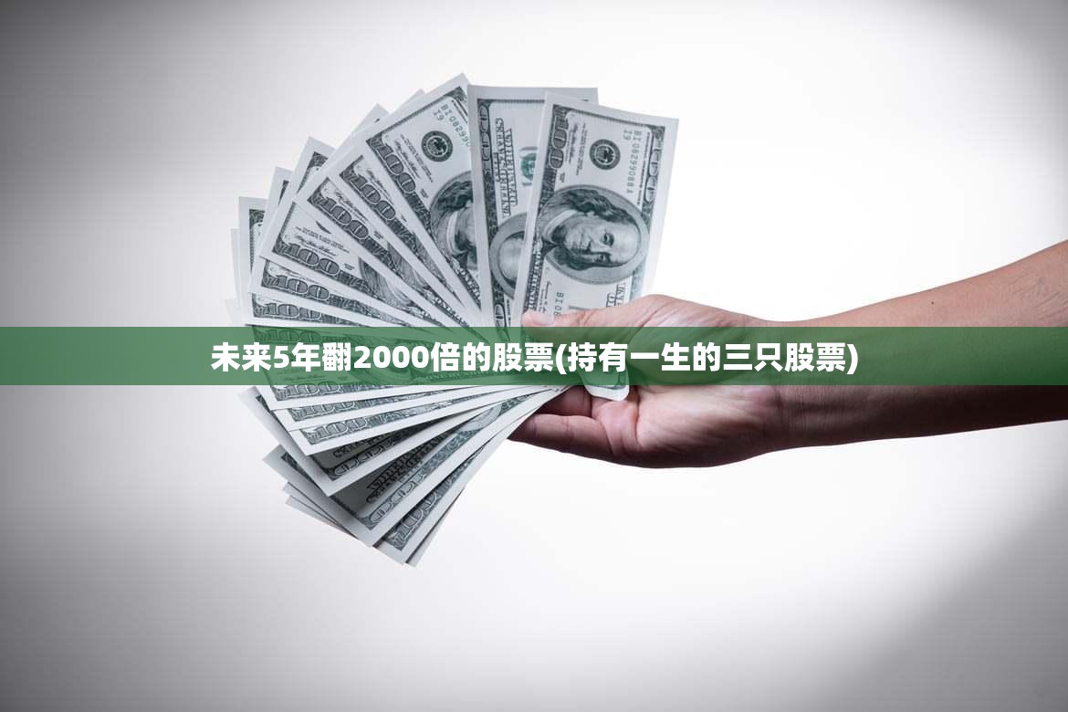未来5年翻2000倍的股票(持有一生的三只股票)
