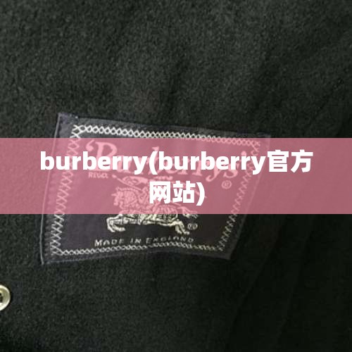 burberry(burberry官方网站)