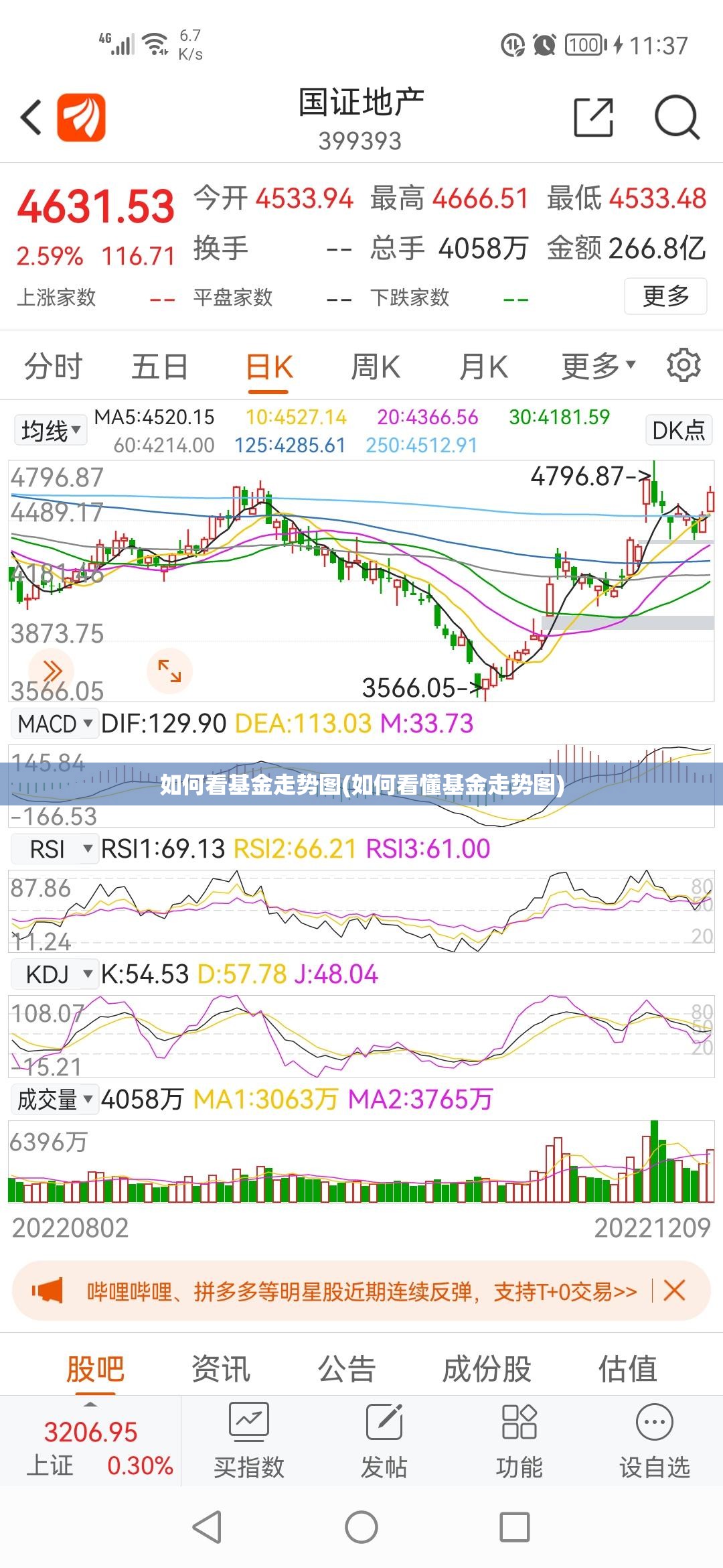 如何看基金走势图(如何看懂基金走势图)