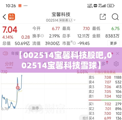【002514宝馨科技股吧,002514宝馨科技雪球】