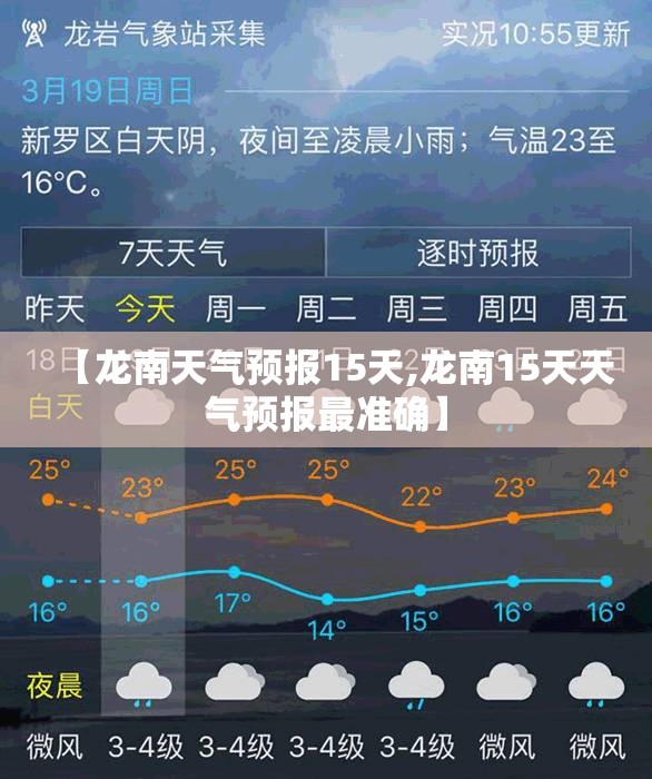 【龙南天气预报15天,龙南15天天气预报最准确】