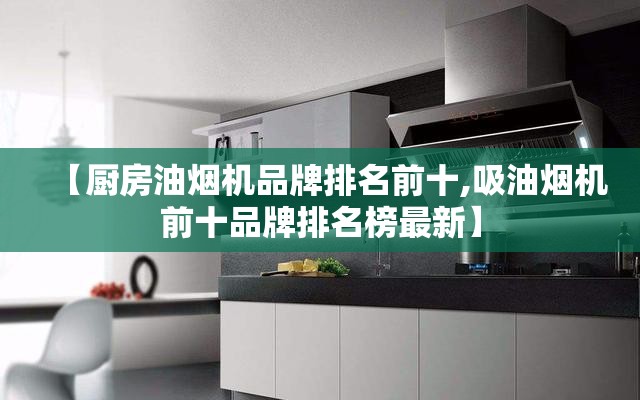 【厨房油烟机品牌排名前十,吸油烟机前十品牌排名榜最新】