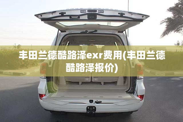 丰田兰德酷路泽exr费用(丰田兰德酷路泽报价)