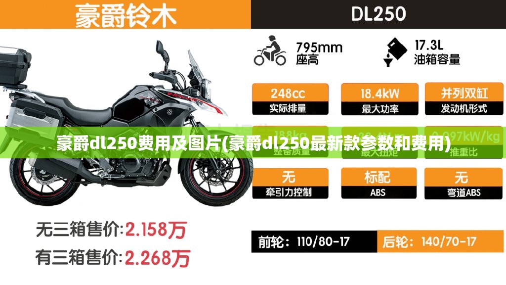 豪爵dl250费用及图片(豪爵dl250最新款参数和费用)