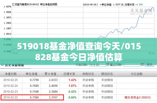 519018基金净值查询今天/015828基金今日净值估算