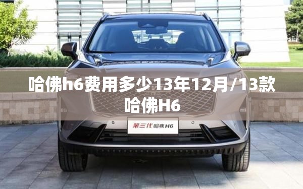 哈佛h6费用多少13年12月/13款哈佛H6