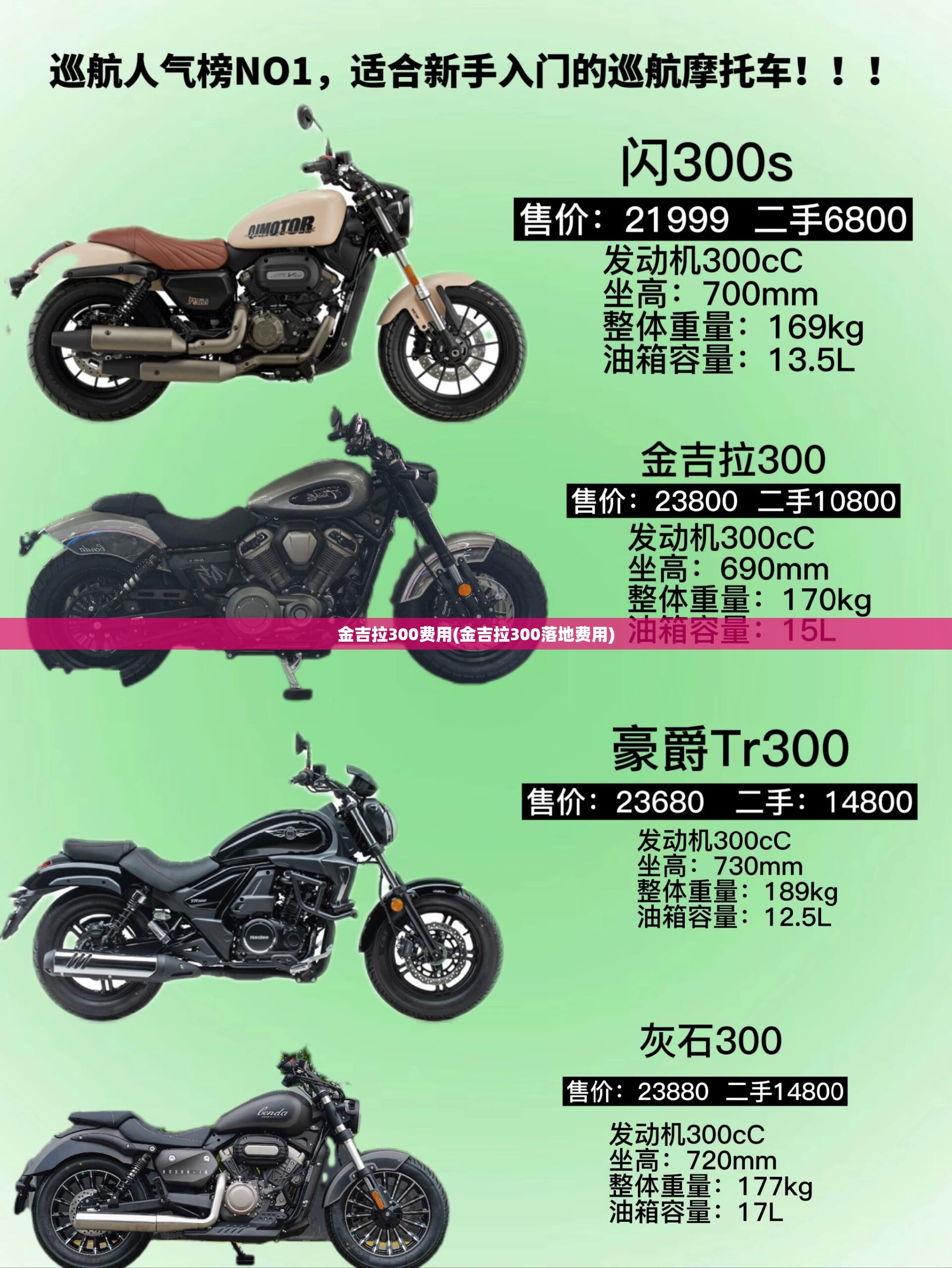金吉拉300费用(金吉拉300落地费用)
