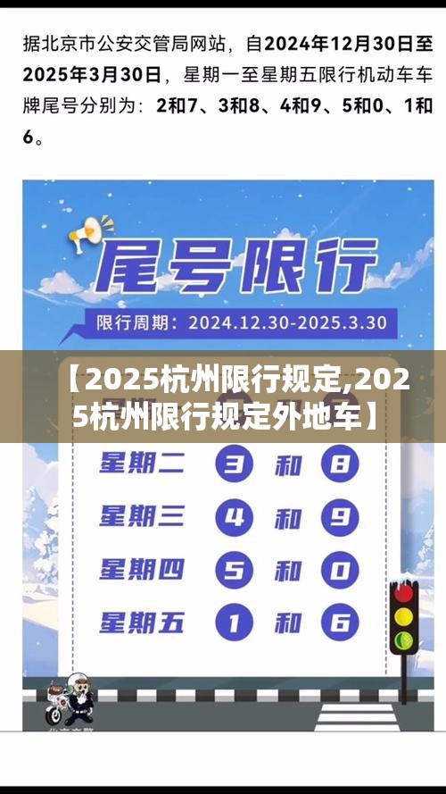 【2025杭州限行规定,2025杭州限行规定外地车】