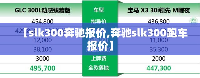 【slk300奔驰报价,奔驰slk300跑车报价】 【slk300奔驰报价,奔驰slk300跑车报价】