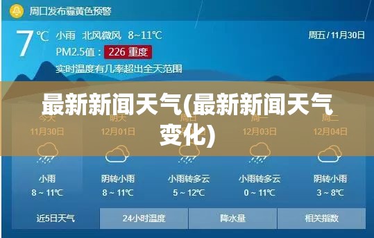 最新新闻天气(最新新闻天气变化)